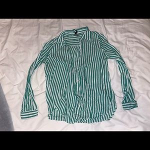 H&M Striped Button Down